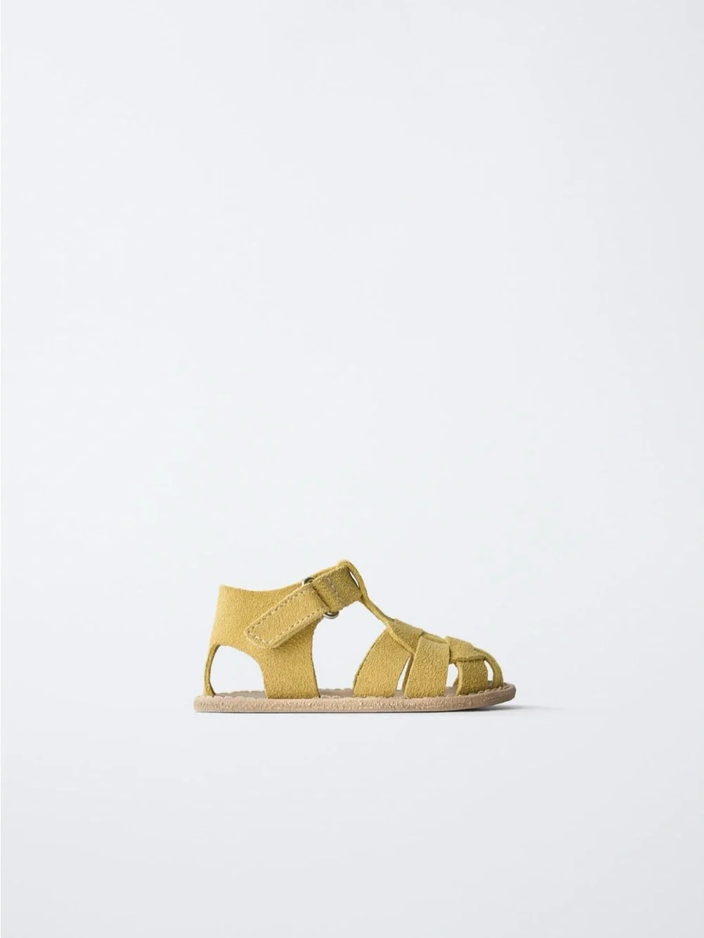 ZARA Leather Fisherman Sandals - Mustard